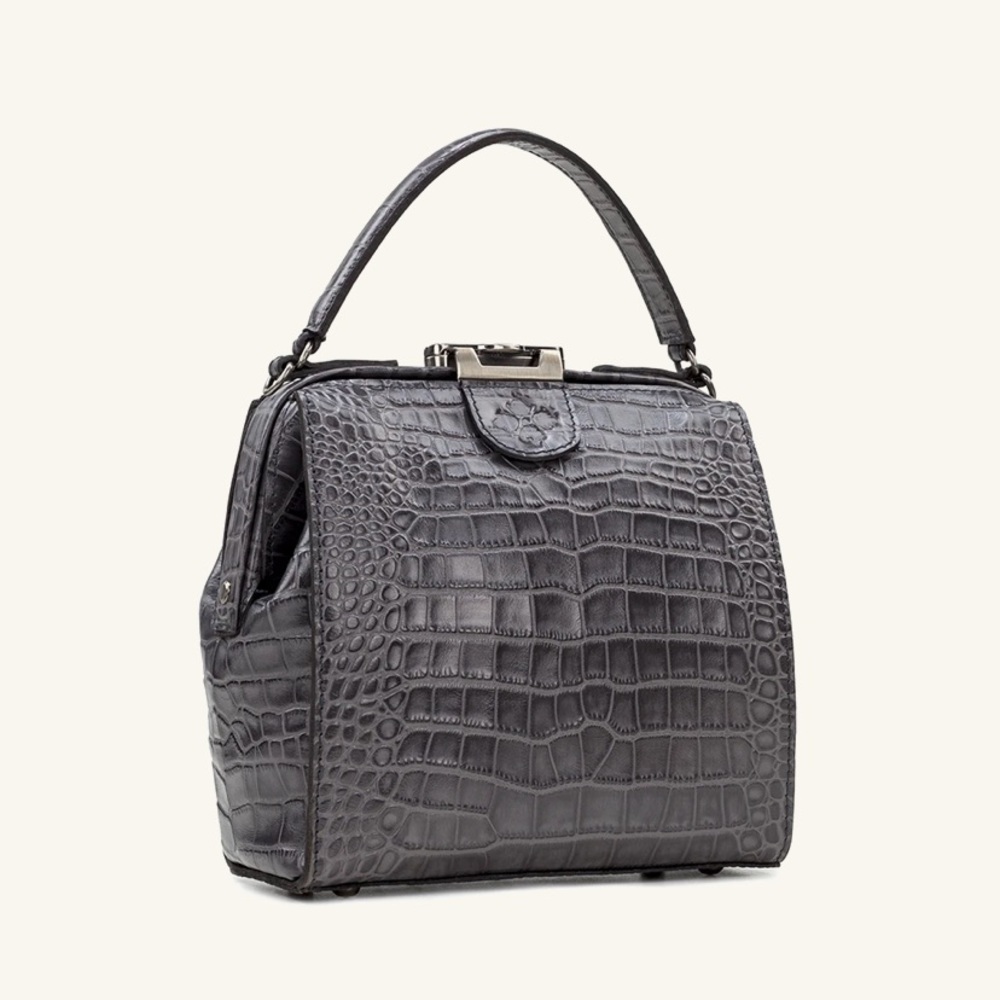 Patricia Nash- Crocodile Nela Satchel Crossbody
